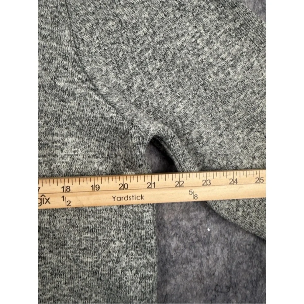 Beverly Hills Polo Club Sweater Men's L Gray Knit Fleece‎ Lined 1/4 Zip Pullover